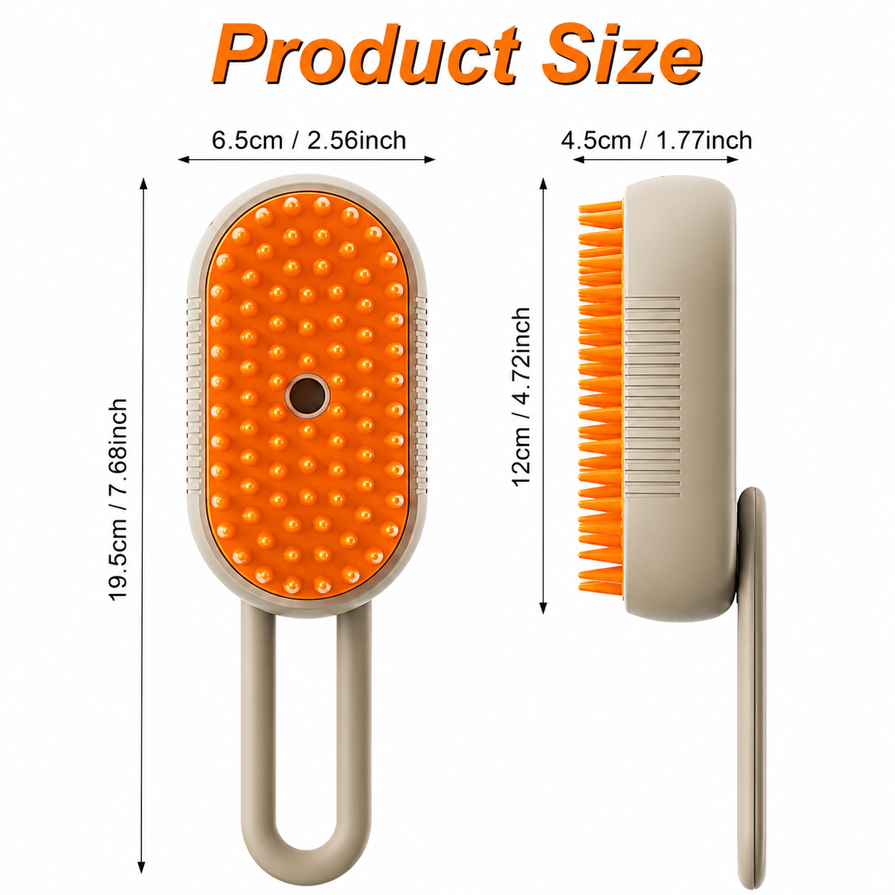 3-in-1 Pet Steam Brush for Cats & Dogs