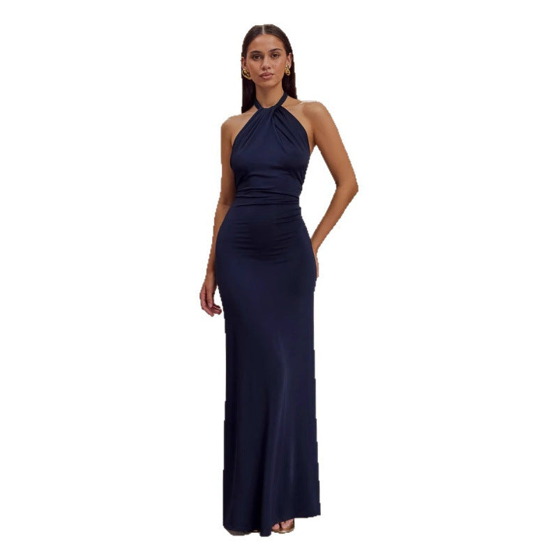Elegant Halter Maxi Dress