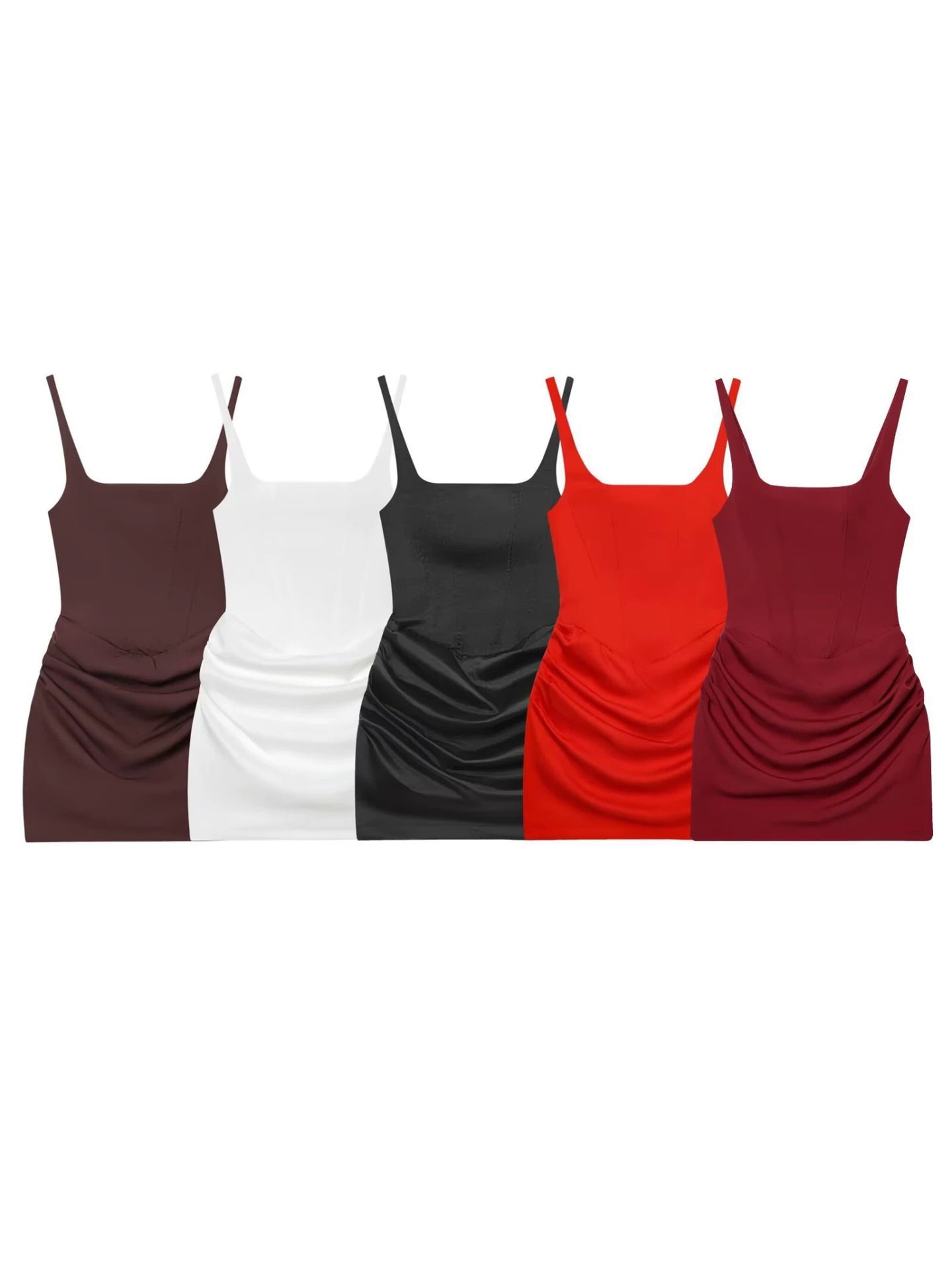 French Style Pleated Mini Dress